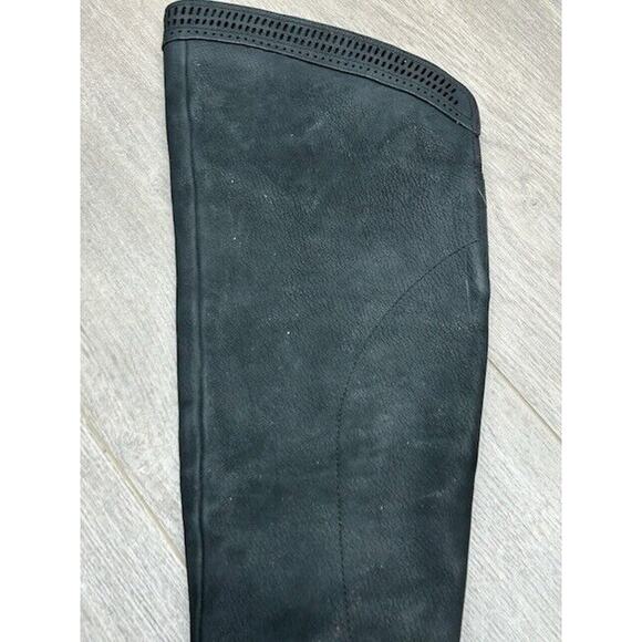 Vince Camuto Womens Karinda Over the Knee Boots Zip Up Leather Black Size 6.5M - Picture 11 of 14